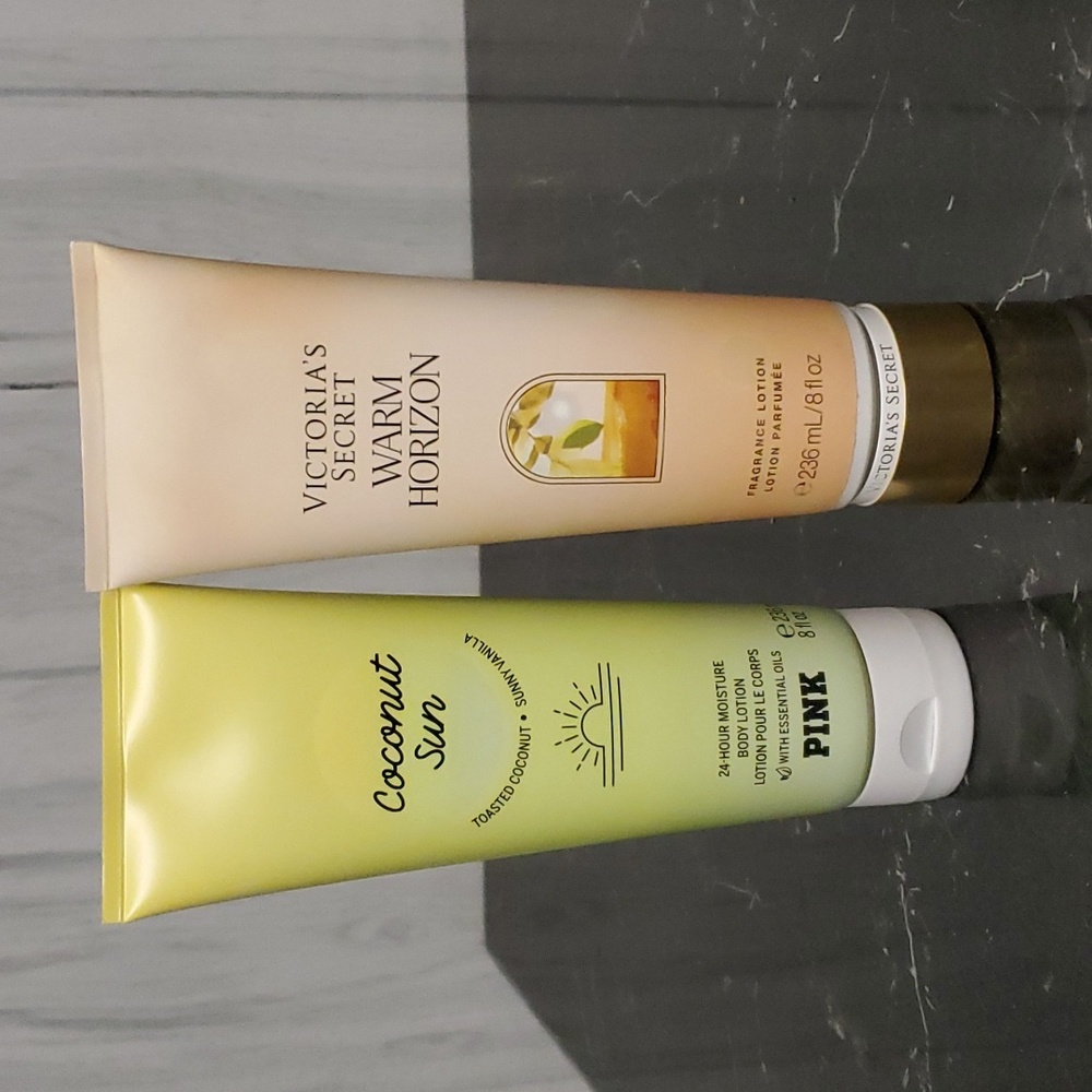 NWOT VICTORIA SECRET WARM HORIZON LOTION/PINK COCONUT SUN. 8 OZ